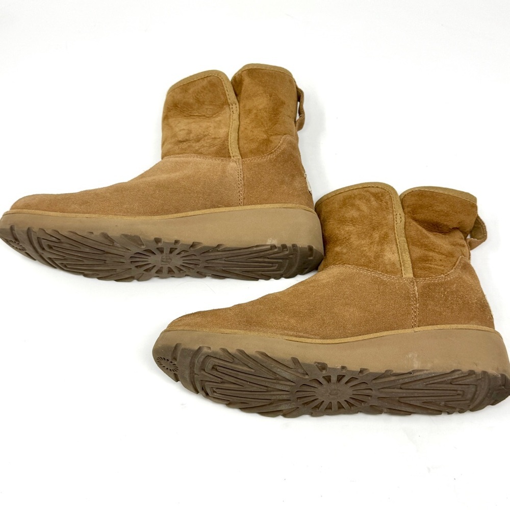 UGG KRISTIN CLASSIC SLIM CHESTNUT SUEDE WEDGE - Picture 3 of 10